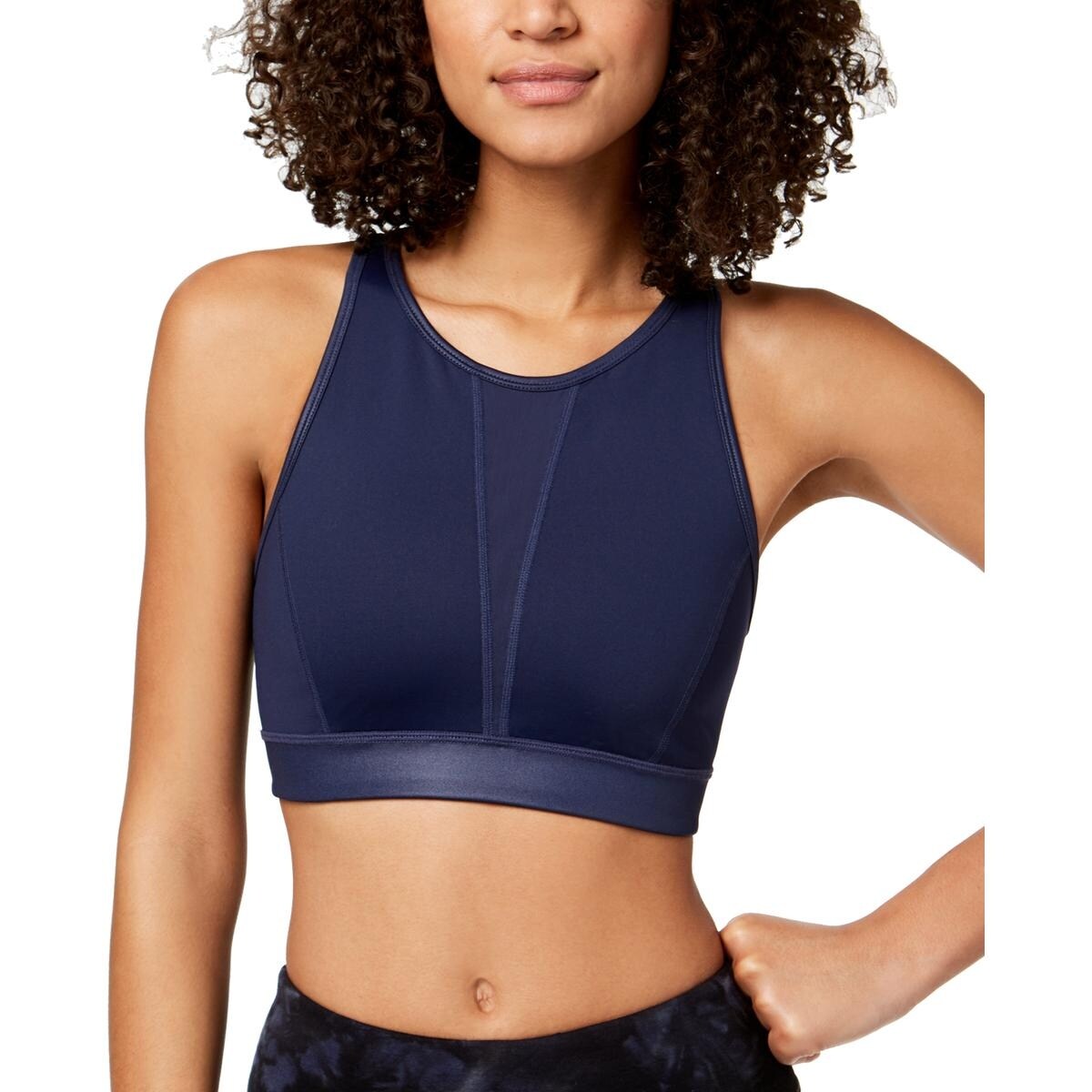 high neck racerback bra