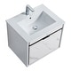 preview thumbnail 60 of 109, Fine Fixtures - Wall Mount Bathroom Vanity And Sink, Knob Free Design - Alpine Collection -