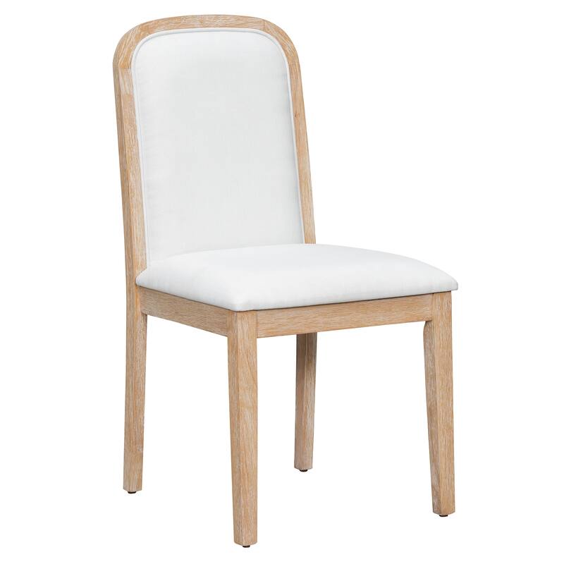 Vintage Style Dining Chair Set with 4 Upholstered Chairs for Dining Room and Living Room