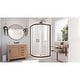 preview thumbnail 60 of 69, DreamLine Prime 38 in. x 38 in. x 74 3/4 in. Sliding Shower Enclosure and Shower Base Kit - 38" x 38"