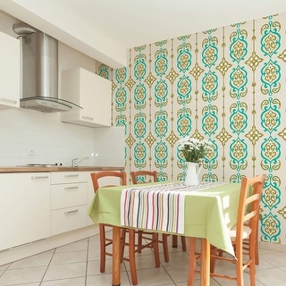 Cream Global Tile Adhesive Peel and Stick Removable Wallpaper ...