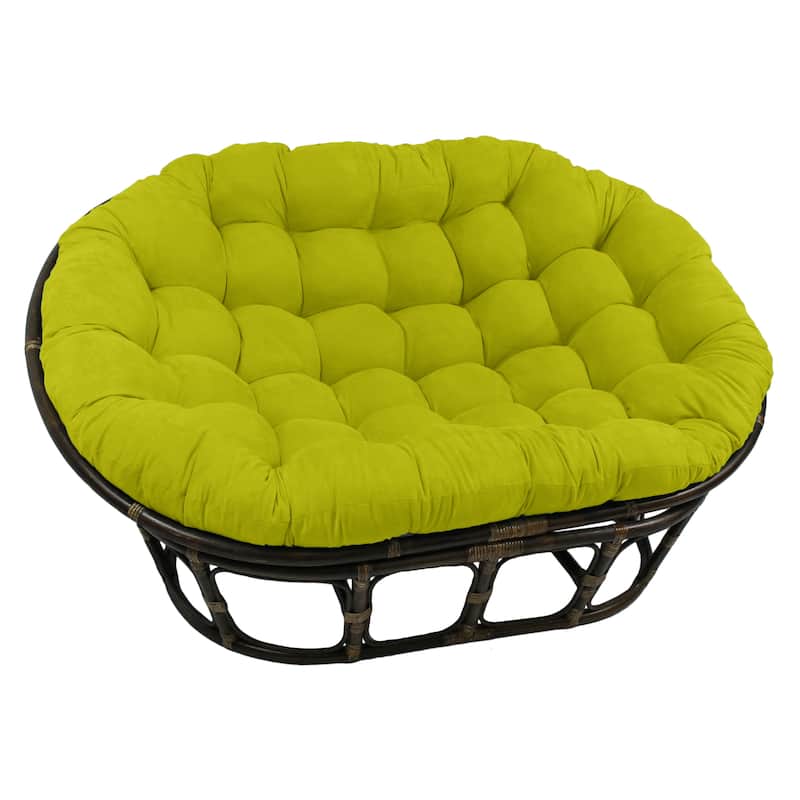 Microsuede Indoor Double Papasan Cushion (Cushion Only) - 65 x 48 - Mojito Lime