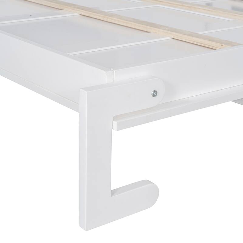 Queen Size Murphy Bed Hidden Wall Bed with Both Sides Closet Drawers and Storage Shelves, Space-Saving Versatile Murphy Bed