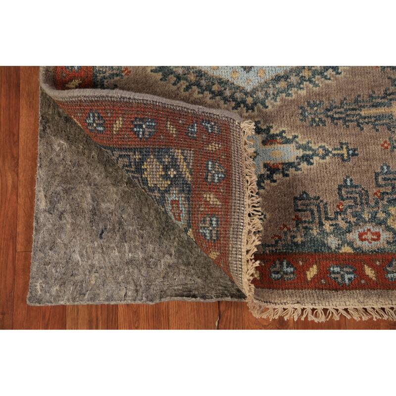 Viss Indian Runner Rug Handmade Wool Carpet - 2'5"x 9'11"
