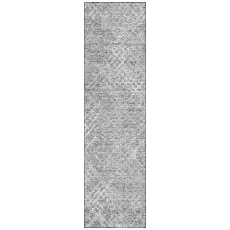 Machine Washable Indoor/ Outdoor Chantille Vintage Trellis Rug