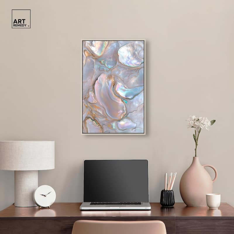 Fluid Preciousness III Canvas by Art Remedy