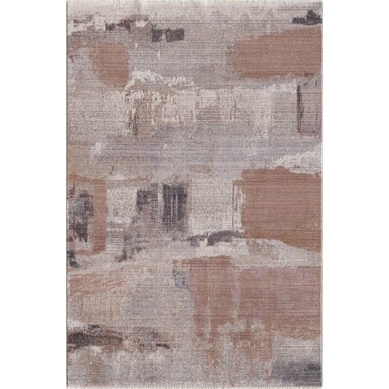 Domani Andrews Contemporary & Abstract in Blush Area Rug - 7'10" x 9'10"