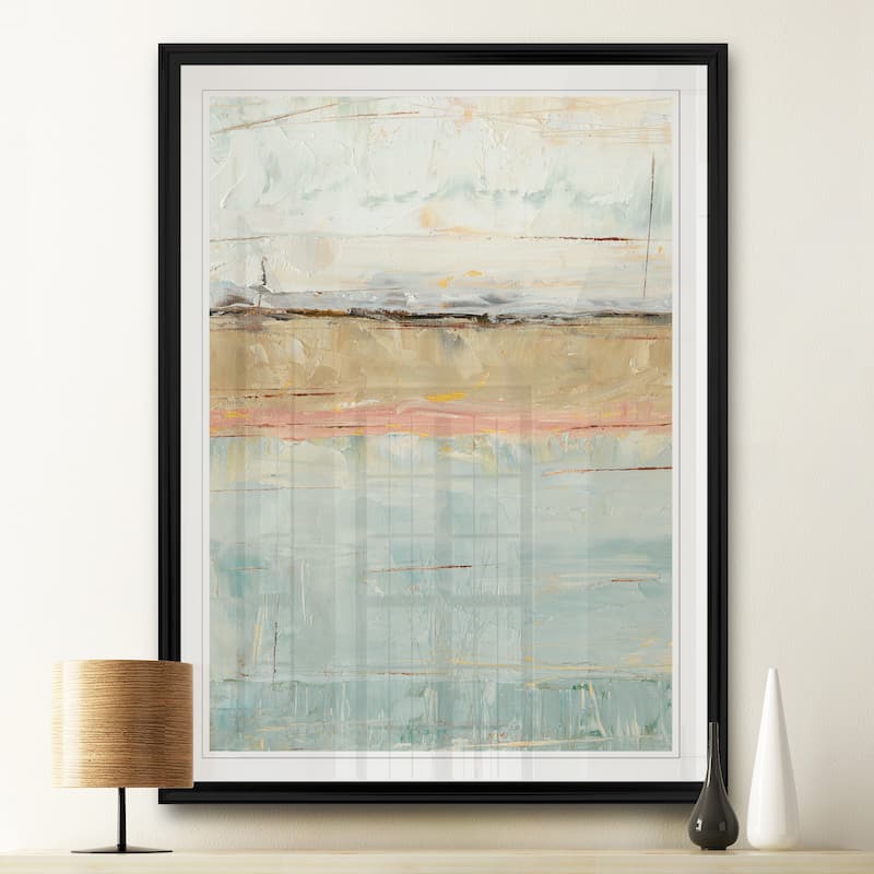 Pastel Horizon I -Custom Framed Print