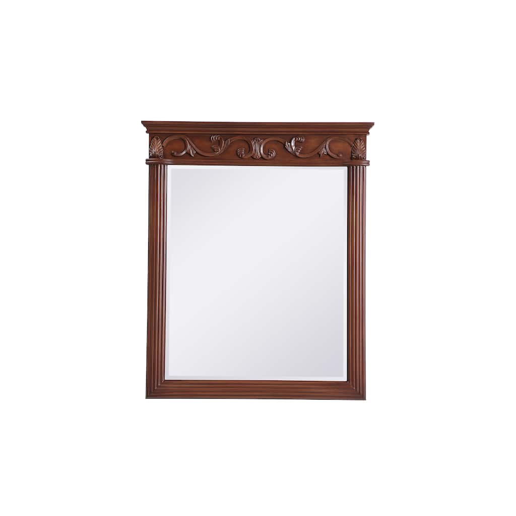 Roman 32" Teak Mirror