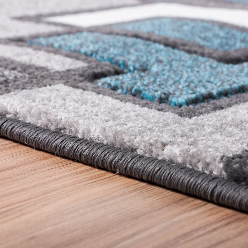 Well Woven Modern Geometric Mat Accent Rug - 2' x 3' - 2' x 3'