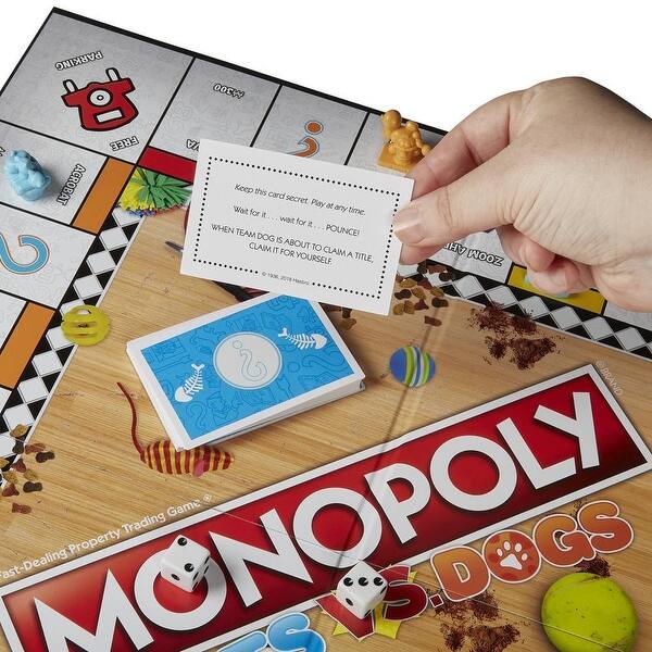 Shop Monopoly Cats Vs Dogs Board Game Overstock 30318517
