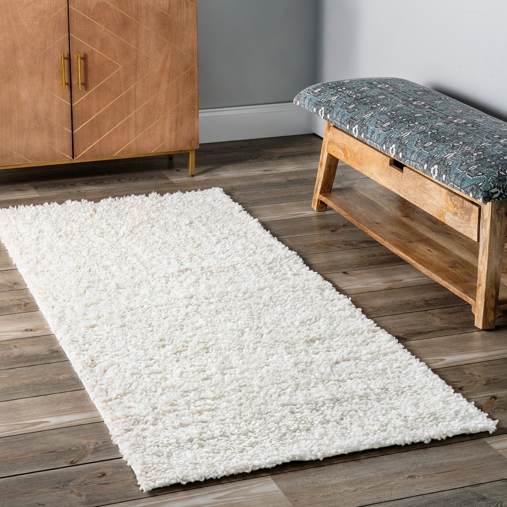 Nuloom Kara Solid Shag Area Rug