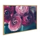 preview thumbnail 32 of 31, Sylvie Pink Flower Bouquet Framed Canvas Wall Art, Gold 18 x 24