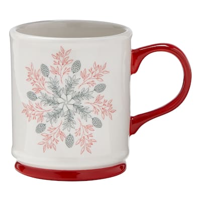 Tis Season Snowflake Mug 16 oz - Multi