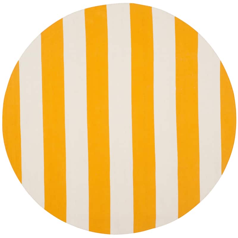 SAFAVIEH Handmade Montauk Geltrude Stripe Cotton Flatweave Rug