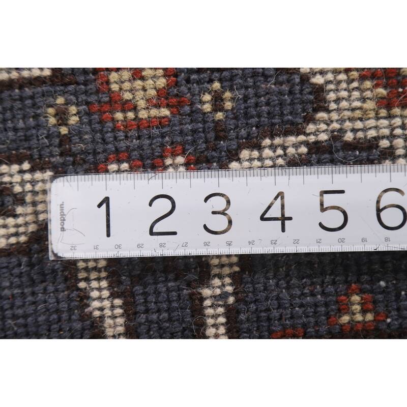 All-Over Indian Oushak Rug Hand-Knotted Wool Carpet - 2'0"x 3'0"