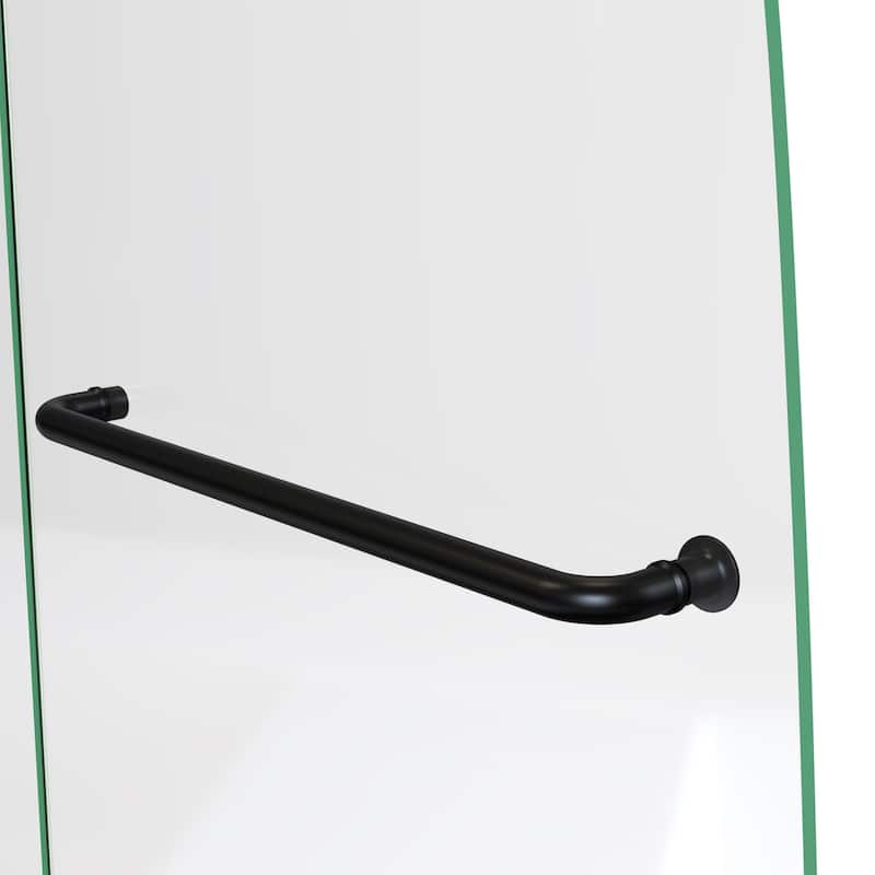 DreamLine Aqua Ultra 57-60 in. W x 30 in. D x 58 in. H Hinged Tub Door with Return Panel - 30" x 57" - 60"