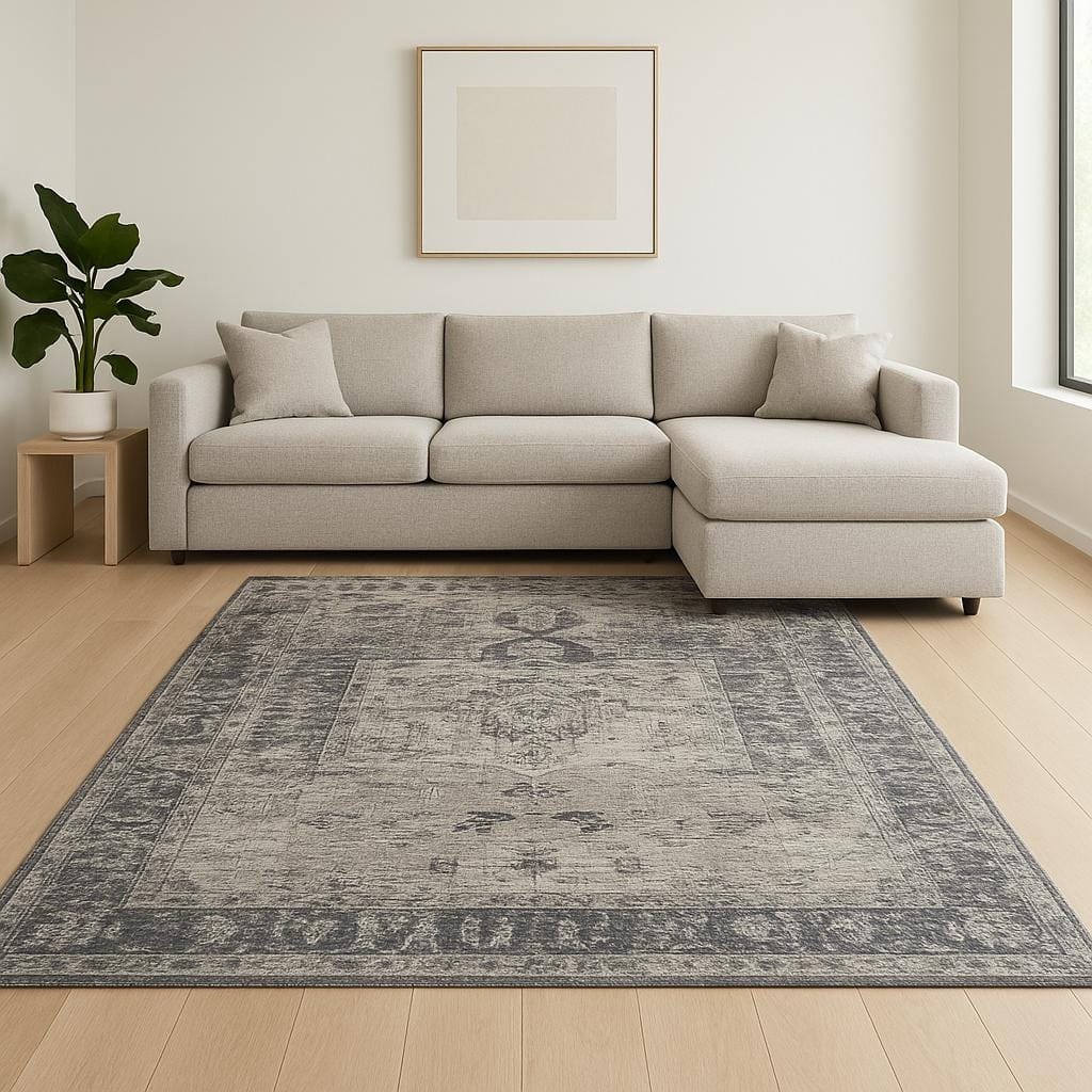 HomeRoots Moroccan Traditional Rectangle Area Rug - 120 in. x 96 in. x 0.4 in.