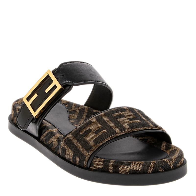 Fendi Feel Double-Band Slides - 41 EU