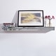 preview thumbnail 4 of 10, Mirrored Floating Shelf with Crushed Diamond