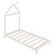 preview thumbnail 14 of 34, Twin Size Solid Wood Platform Bed Frame with Chimney House-shaped Headboard for Kids, Teens, No Box Spring Required
