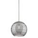 Option Satin Nickel / Light Smoke Deco Swirl