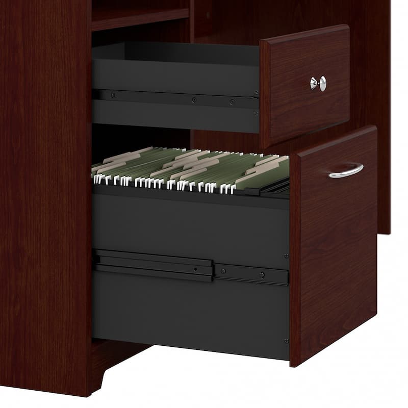 72W Computer Desk with Hutch and Drawers by Bush Furniture