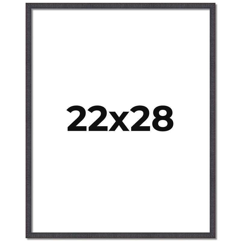 22x28 Frame Brown Picture Frame - Complete Modern Photo Frame Includes
