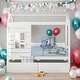 preview thumbnail 1 of 10, Modern Twin Size House Bed Wood Bed With Two Drawers And Solid Construction White