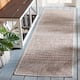SAFAVIEH Courtyard Zorana Indoor/ Outdoor Waterproof Patio Backyard Rug - 2'3" x 8' Runner - Grey/Brown