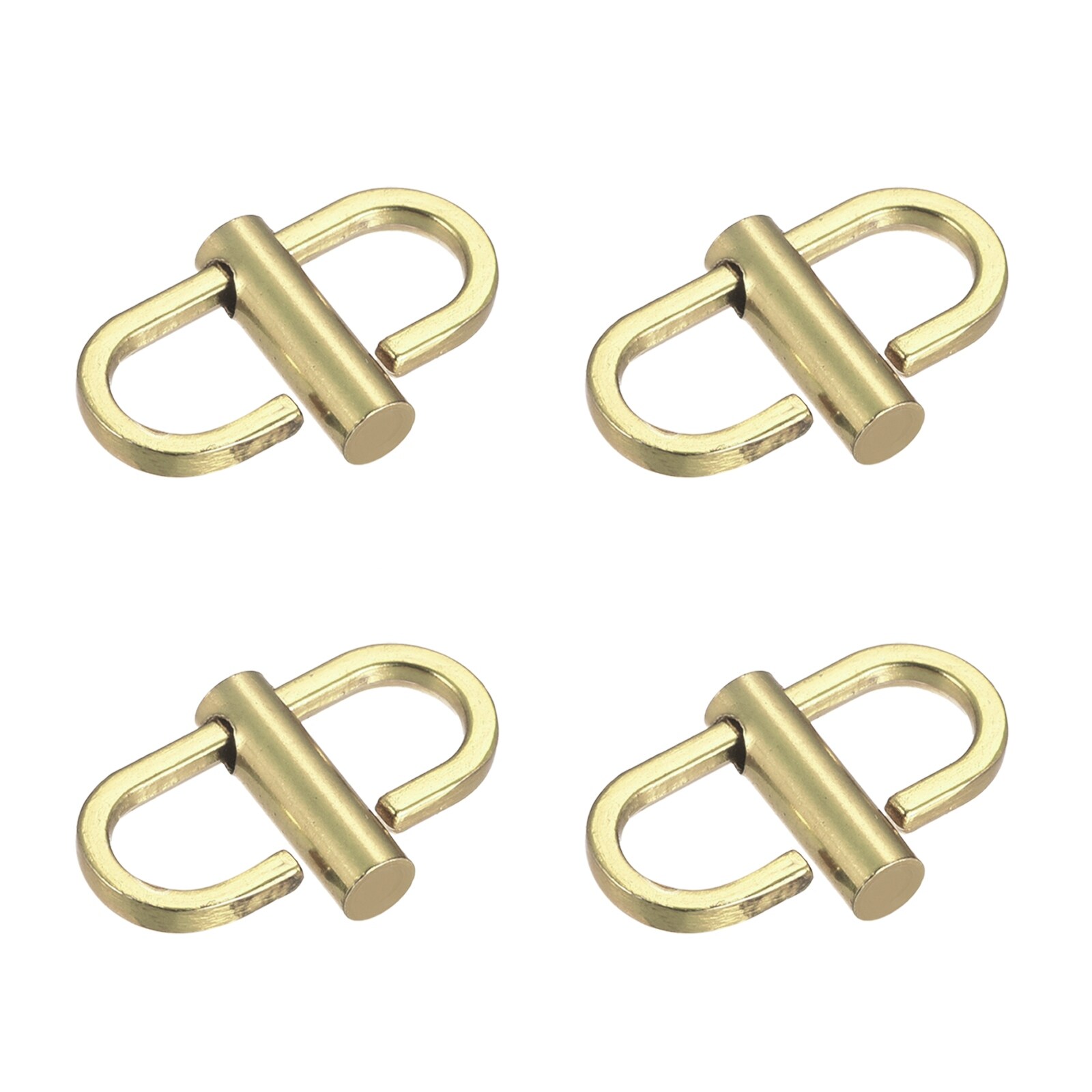 Adjustable Metal Buckles, 5pcs 22x10mm Chain Shortener Bag Strap Clasps, Yellow - Dark Gold