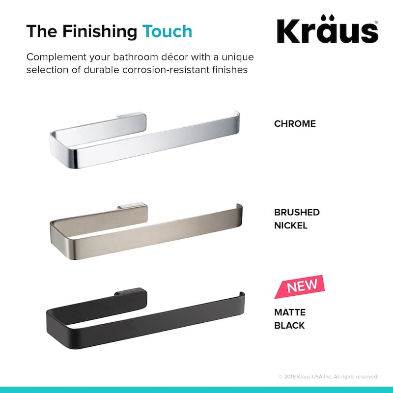 Kraus Stelios 10" Towel Bar