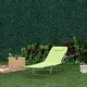 preview thumbnail 7 of 7, Outsunny Portable Sun Lounger, Folding Chaise Lounge Chair w/ Adjustable Backrest & Pillow for Beach, Poolside and Patio, Green