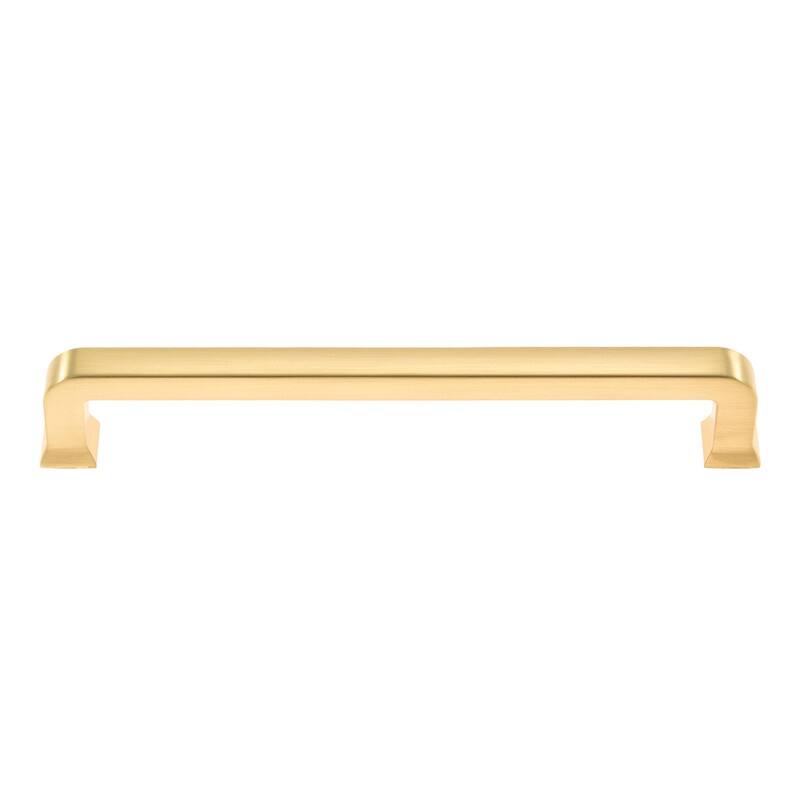 Utopia Alley Bergen Cabinet Ring Pull Knob, Decorative Cabinet Drop Pull Knobs, Pull Knobs 1.16", 3.75"/6.3" Center to Center - 6.3" 1 pack - Brushed Brass