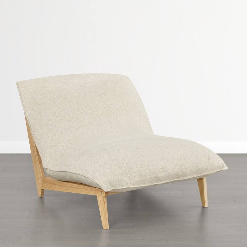 Spruce & Spring Oversized Lounge Accent Chair with Plush Cushions and Solid Wood Frame