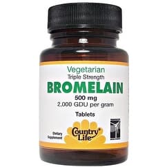 Shop Country Life Vitamins Bromelain 500 Mg 30 Tab Overstock 14435574