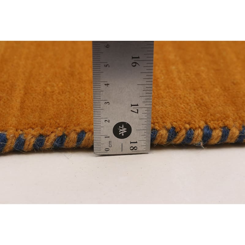 Kashkuli Gabbeh Gold Rug 4'8" x 6'5" - 4'8 x 6'5