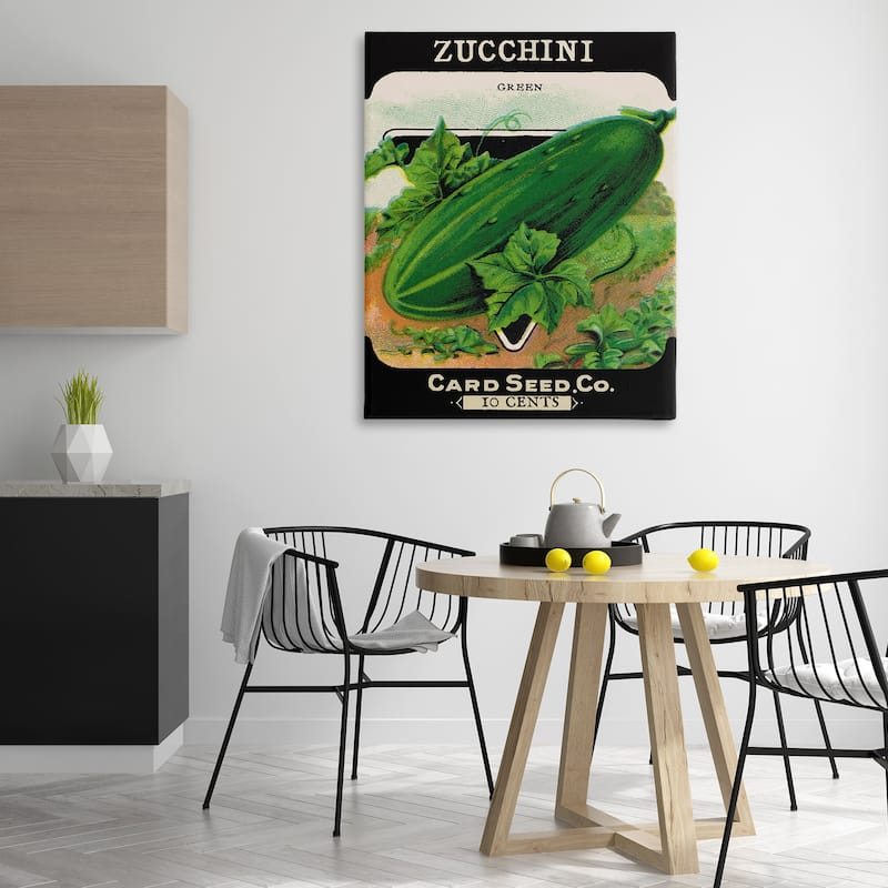 Stupell Vintage Garden Zucchini Canvas Wall Art Design By Lil' Rue