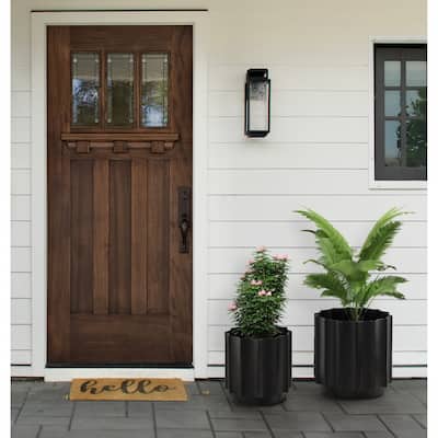 Kate and Laurel Scalone Metal Planter Set