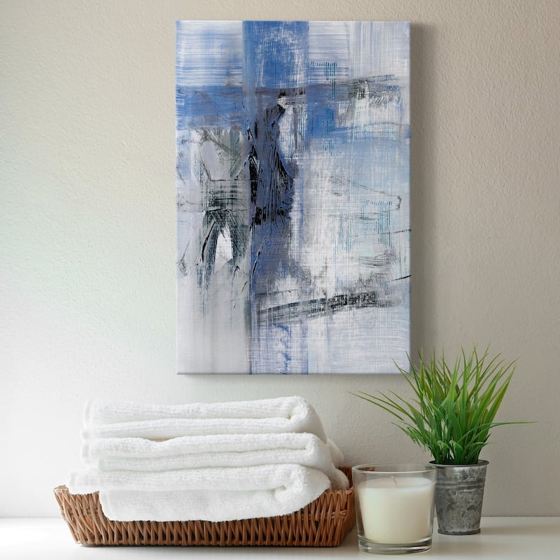 Reflections in Indigo Premium Gallery Wrapped Canvas - Ready to Hang