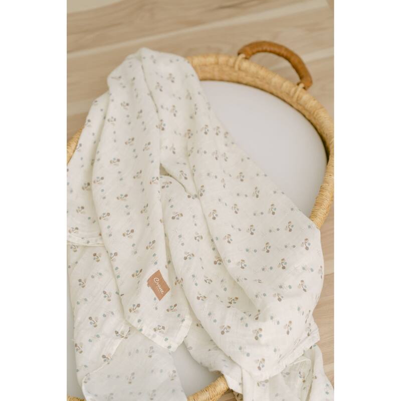 Crane Baby Organic Cotton Bunny Single Swaddle