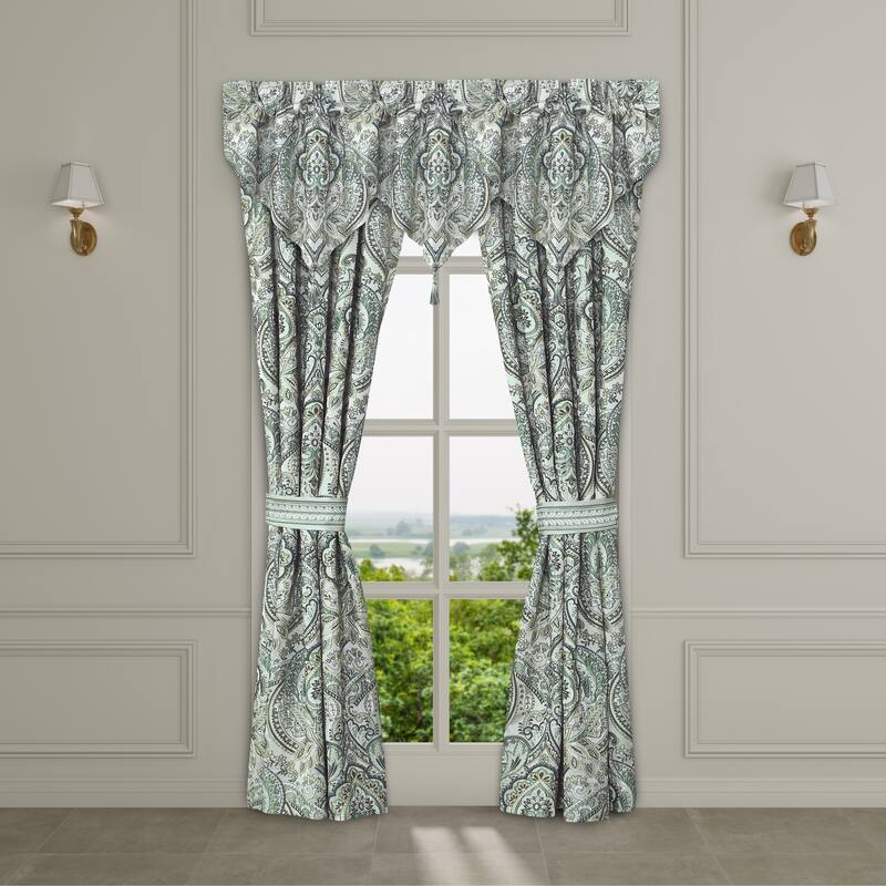 J. Queen New York Nico Window Panel Pair - 84 Inches - Spa