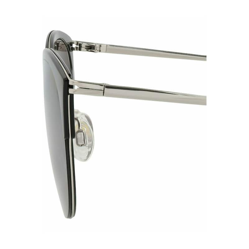 Maui Jim Cat Eye-Frame Nylon & Memory Metal Sunglasses - Black Silver Grey