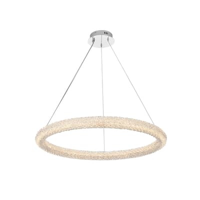 Indigo Home 32 inch Adjustable LED Chandelier