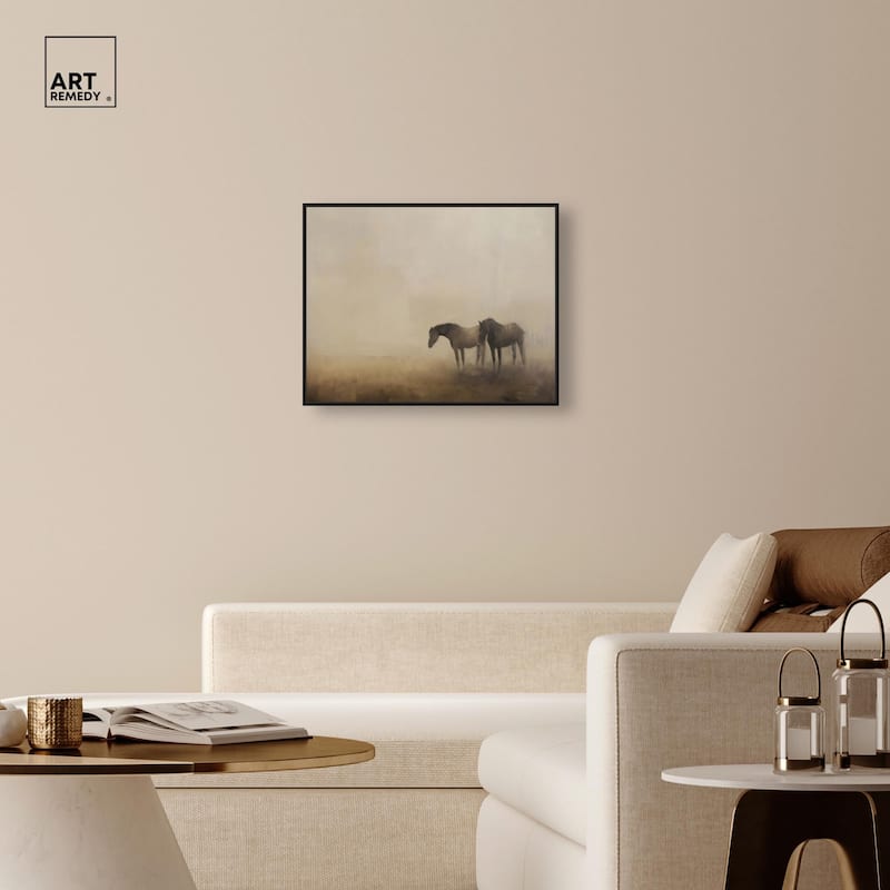 Equine Duo Canvas by Art Remedy