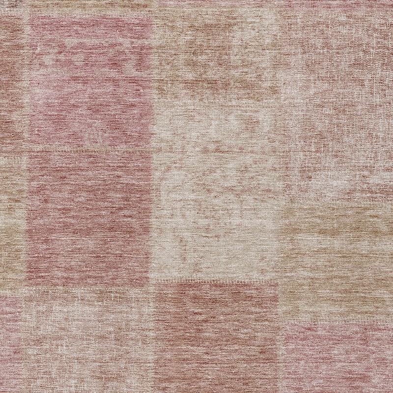 HomeRoots Patchwork Transitional Rectangle Outdoor Rug