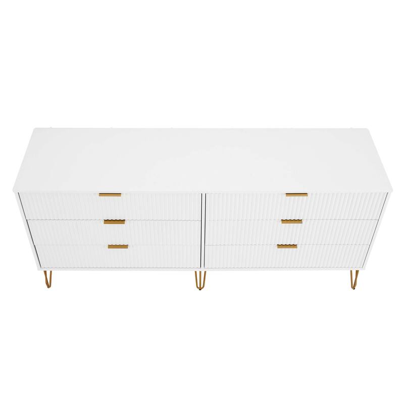 Manhattan Comfort 3-Piece Dumbo Modern 5-Drawer Tall Dresser Nightstand Combo Set