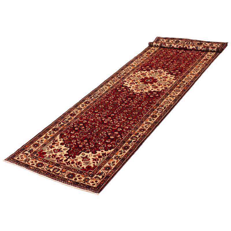ECARPETGALLERY Hand-knotted Anadol Red Wool Rug - 3'8 x 13'0