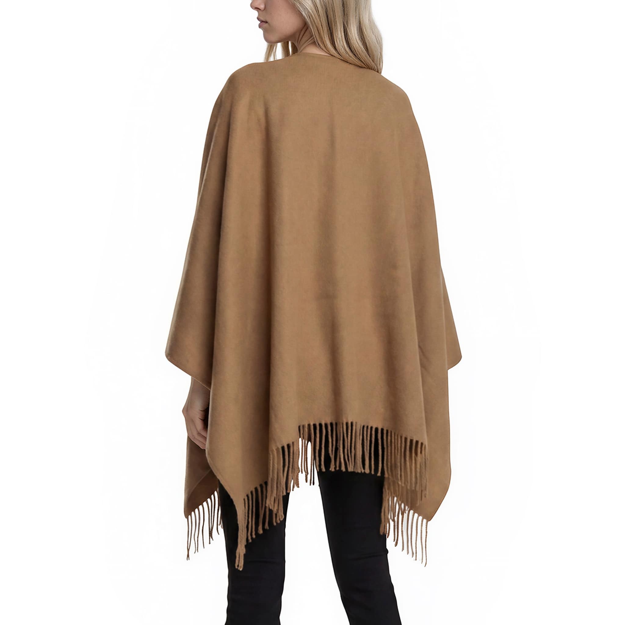 Burberry Giant Check Reversible Wool Cape - Overstock - 43533010