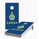 preview thumbnail 1 of 5, Kansas State Flag Cornhole Game (Choose Wraps or Boards) 2x4 Boards (24" x 48") - Include ALL Accessories